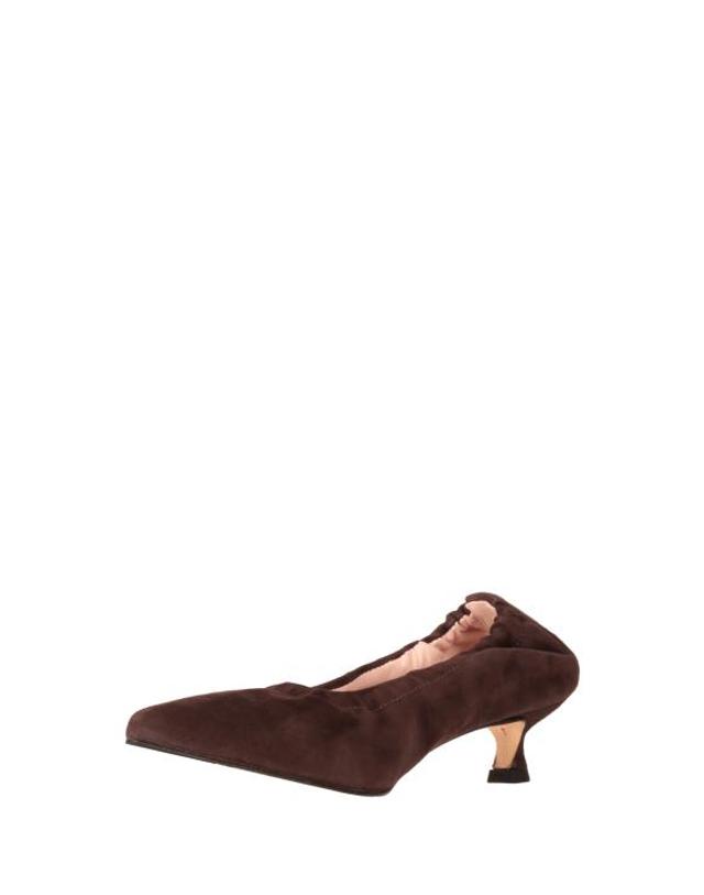 라 로제 [해외직구] 26FW 라 로즈 힐 펌프스 CIPRO D BROWN TESTA MORO 착용컷