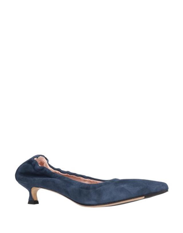 라 로제 [해외직구] 26FW 라 로즈 힐 펌프스 CIPRO OCEAN DARK BLU 착용컷