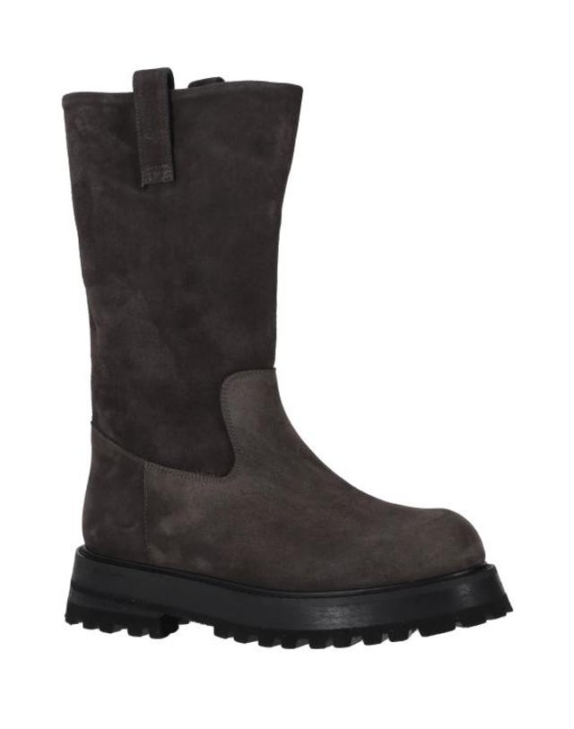라 로제 [해외직구] 26FW 라 로즈 부츠 8125813 SUEDE T MORO TESTA DI MORO 착용컷
