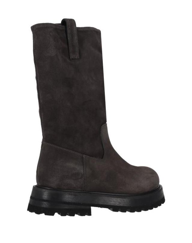 라 로제 [해외직구] 26FW 라 로즈 부츠 8125813 SUEDE T MORO TESTA DI MORO 착용컷