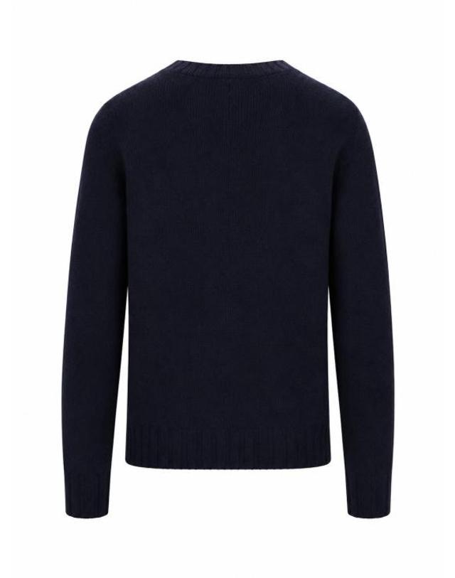 라 로제 [해외직구] 26FW 라 로즈 스웨터 D223WS N NAVY 착용컷