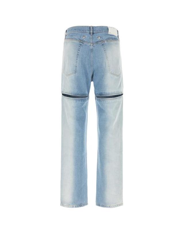 랜덤 아이덴티티 [해외직구] 24SS 랜덤 아이덴티티 데님 팬츠 RAN03P001 BLUE 착용컷