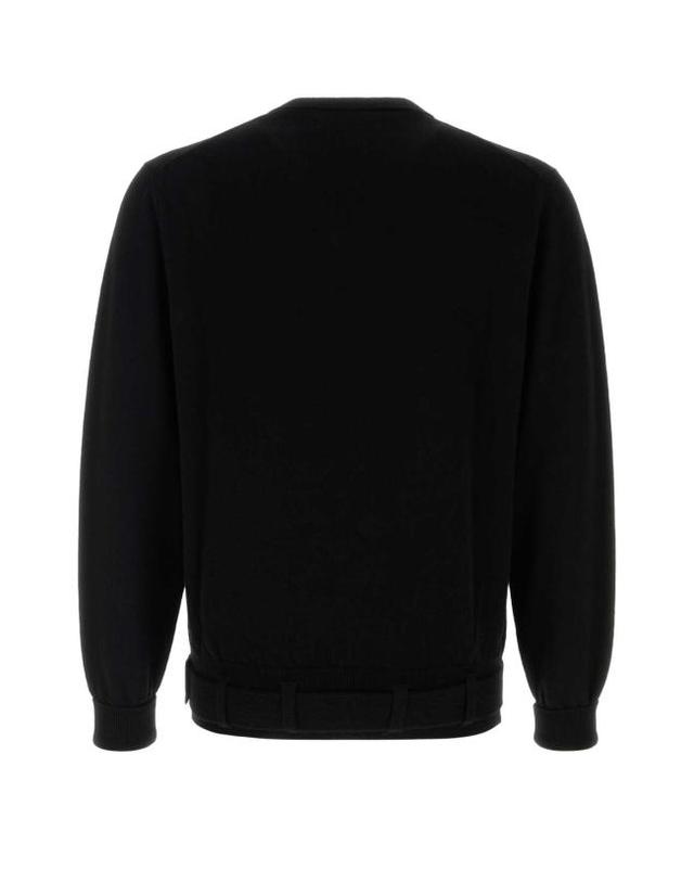 랜덤 아이덴티티 [해외직구] 24FW 랜덤 아이덴티티 스웨터 RAN04N002 BLACK 착용컷