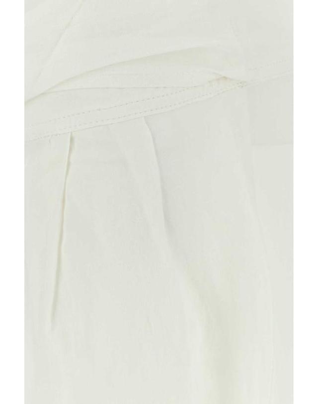 로이스 [해외직구] 25SS 로이스 팬츠 33377699 01 WHITE 착용컷