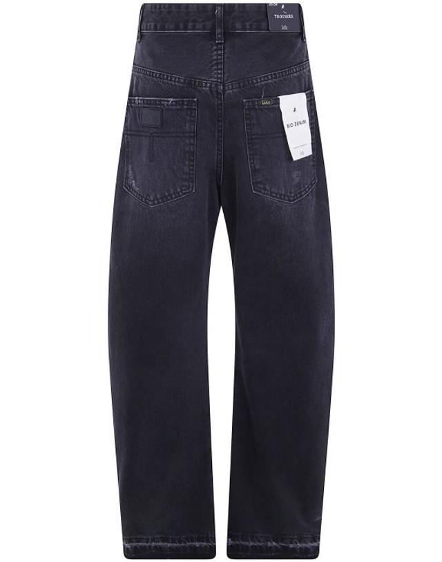 로이스 [해외직구] 26FW 로이스 스트레이트 팬츠 35038071 L34 BLACK 착용컷