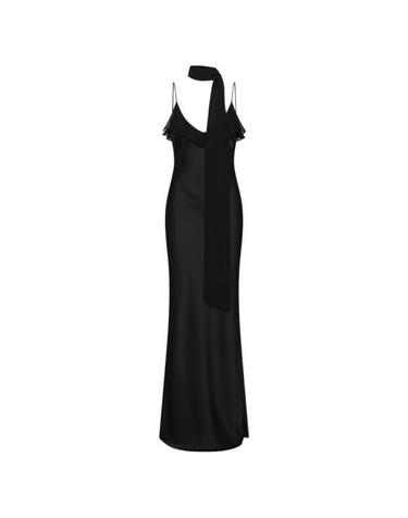 [해외직구] 26FW 로테이트 바이 크리스텐슨 롱 원피스 116657100 BCR716100 Black