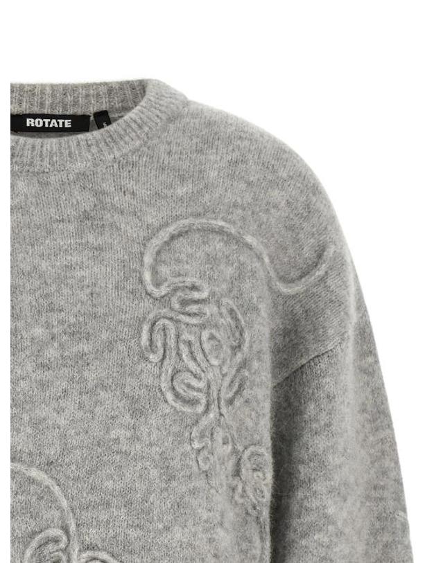 로테이트 바이 비르거 크리스텐슨 [해외직구] 로테이트 바이 크리스텐슨 스웨터 LD11660614721472 GREY 착용컷