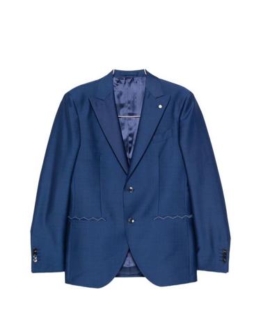 [해외직구] 26SS 루이지 비안끼 수트 세트 3303 005181 NAVY