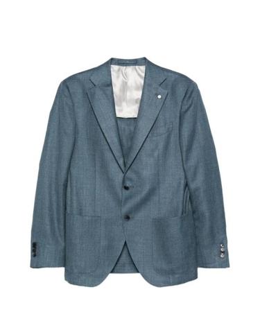 [해외직구] 26SS 루이지 비안끼 수트 자켓 2322622642 Blue