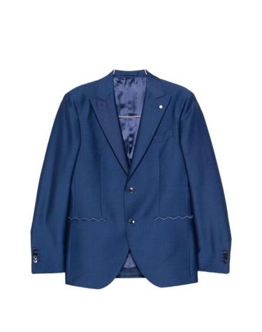 [해외직구] 26SS 루이지 비안끼 수트 3303005181 Blue