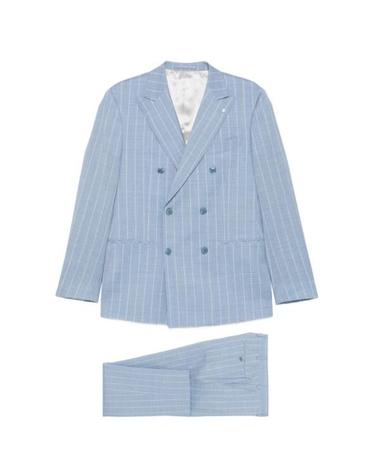[해외직구] 26SS 루이지 비안끼 수트 3307634403 Blue