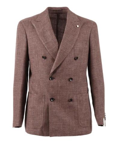 [해외직구] 26SS 루이지 비안끼 수트 자켓 2405 62274 Brown