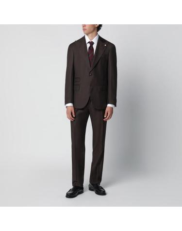 [해외직구] 26FW 루이지 비안끼 수트 세트 340764509 Brown