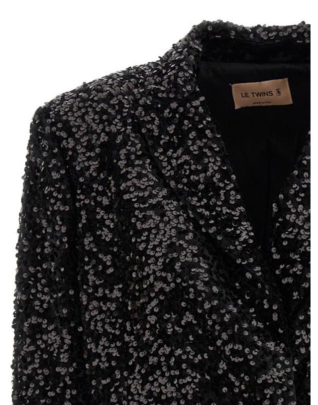 르 트윈스 [해외직구] 24FW 르 트윈스 수트 자켓 COMONERO Black 착용컷
