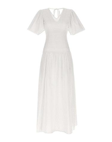 [해외직구] 23FW 르 트윈스 미디 스커트 ROSELLINABIANCO White