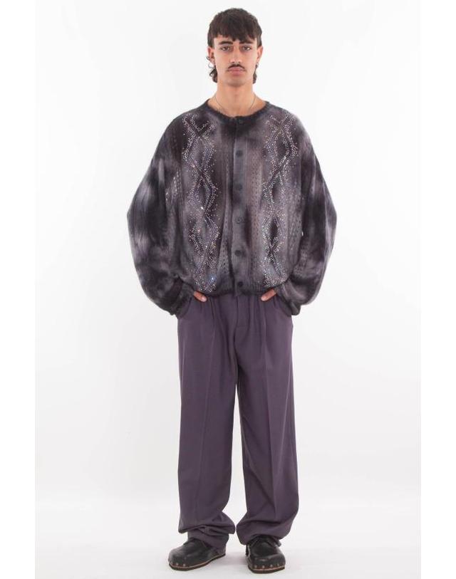 마리아노 [해외직구] 25FW 마리아노 스트레이트 팬츠 MGFW25PA01221 3226 Purple 착용컷