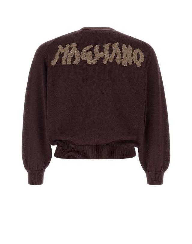 마리아노 [해외직구] 26SS 마리아노 니트웨어 MGSS26CA03012 6133 BROWN 착용컷