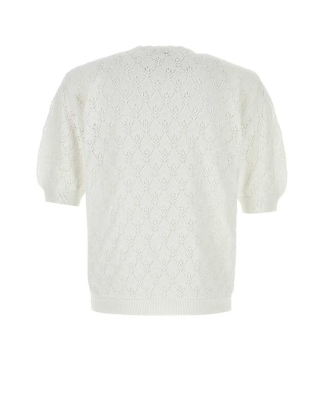 마리아노 [해외직구] 26SS 마리아노 스웨터 MGSS26TT01180 6051 WHITE 착용컷