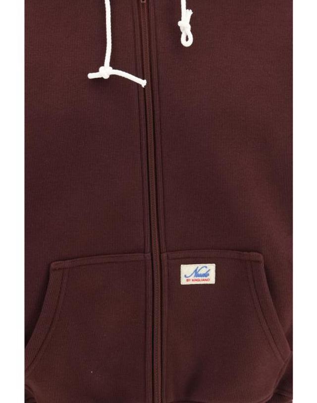 마리아노 [해외직구] 26FW 마리아노 후드 티셔츠 MGFW26HO01876 6083 BORDEAUX 착용컷