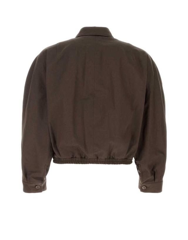 마리아노 [해외직구] 26SS 마리아노 자켓 MGSS26OW01012 6097 BROWN 착용컷