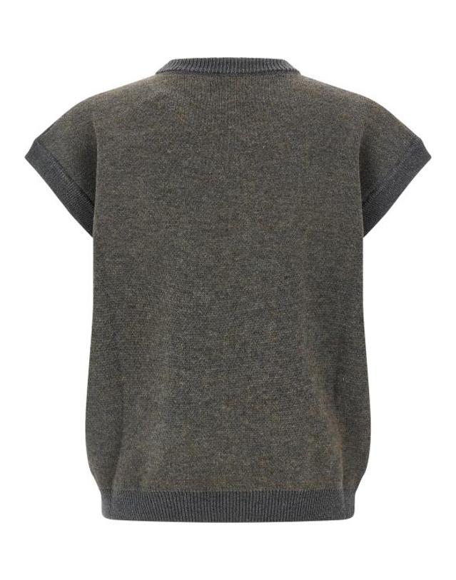 마리아노 [해외직구] 25FW 마리아노 니트 베스트 MA322927BM GRAY 착용컷