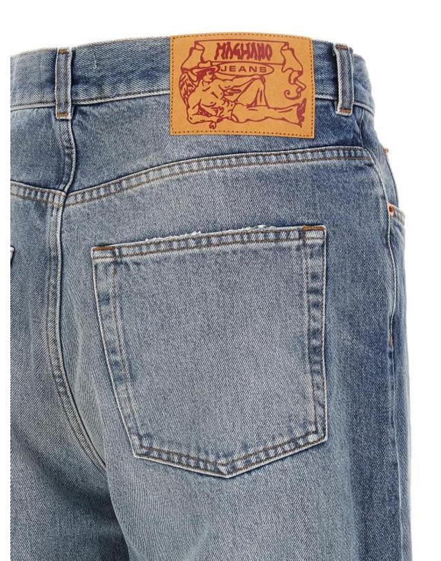 마리아노 [해외직구] 25FW 마리아노 데님 팬츠 MA322947BM BLUE 착용컷