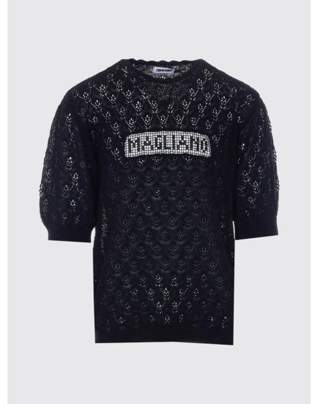 마리아노 [해외직구] 26SS 마리아노 스웨터 V58326980 6052 Black 착용컷