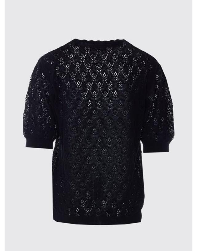 마리아노 [해외직구] 26SS 마리아노 스웨터 V58326980 6052 Black 착용컷