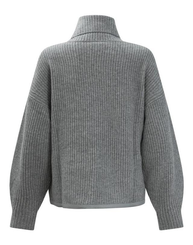 막스앤모이 [해외직구] 25FW 막스앤모이 터틀넥 H25POPPYGREY Grey 착용컷