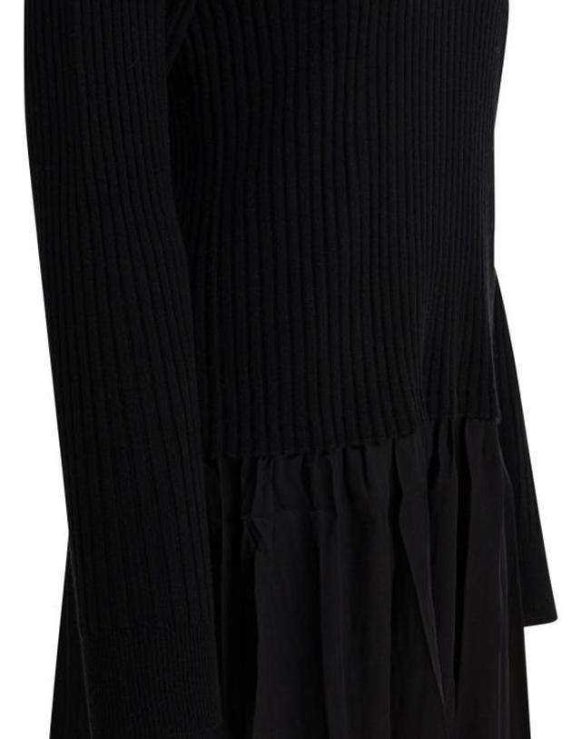 막스앤모이 [해외직구] 25FW 막스앤모이 롱 원피스 H25REVEBLACK Black 착용컷