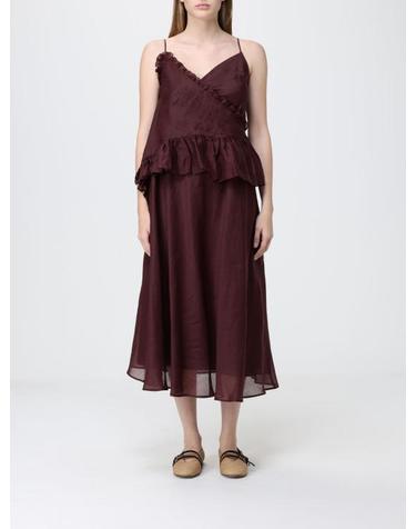 [해외직구] 26SS 메이메이즈 롱 원피스 M6EJ01 351 Wine