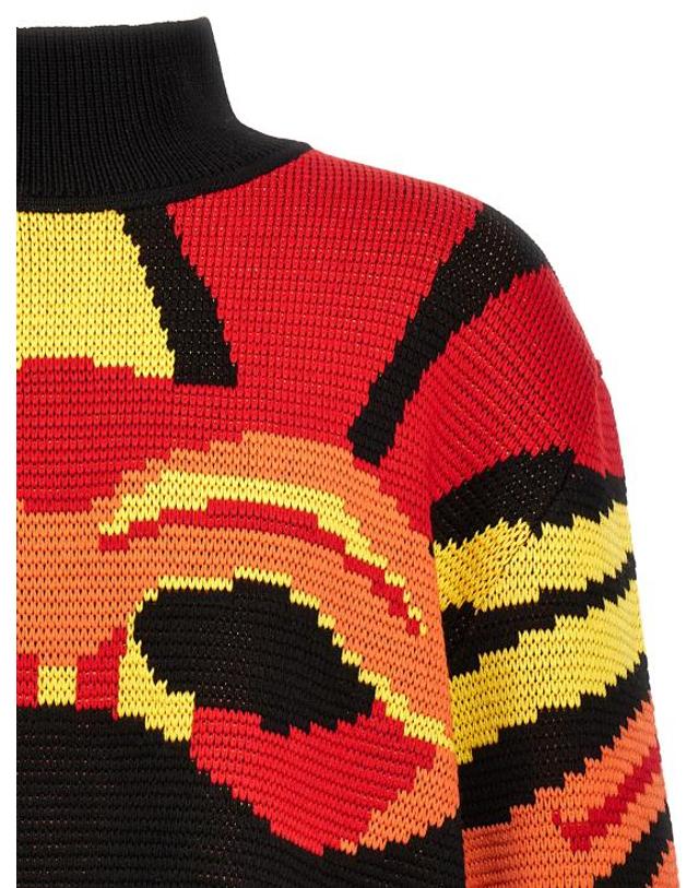 블루마블 [해외직구] 23FW 블루마블 터틀넥 SW27KN21B23BLK Multicolor 착용컷