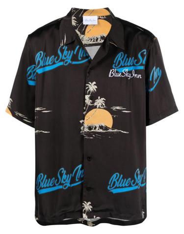 [해외직구] 23FW 블루스카이인 민소매 티셔츠 BS2303SH047 ISLAND Black