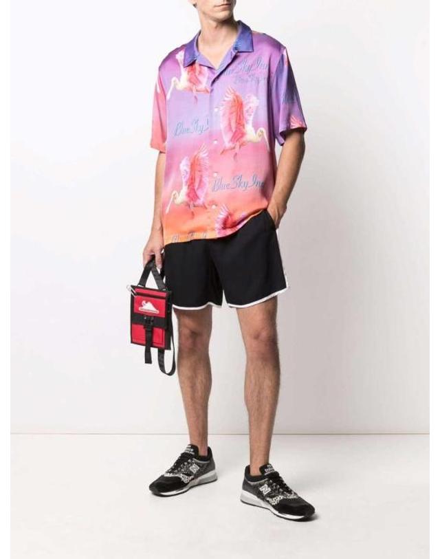 블루스카이인 [해외직구] 24SS 블루스카이인 숏팬츠 BS2101ST001BLK Black 착용컷