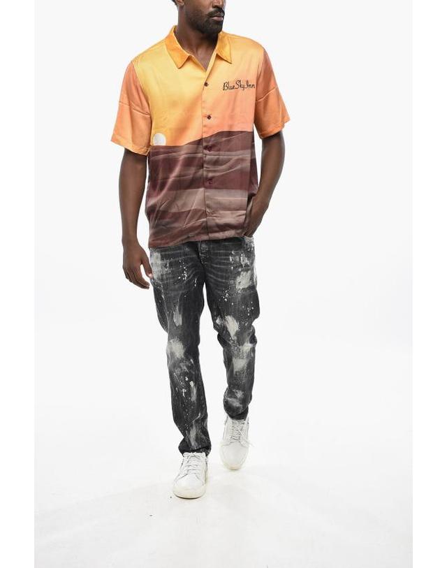 블루스카이인 [해외직구] 블루스카이인 긴팔 셔츠 BS2302SH035 DUNE Multicolor 착용컷