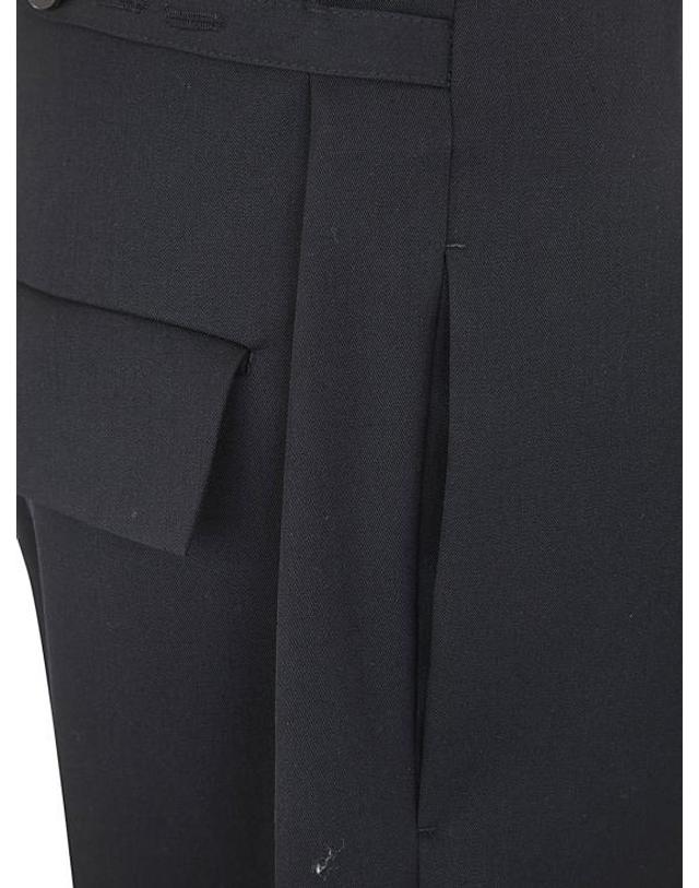 사피오 [해외직구] 23SS 사피오 스트레이트 팬츠 N88GABARDINE BLACK 착용컷