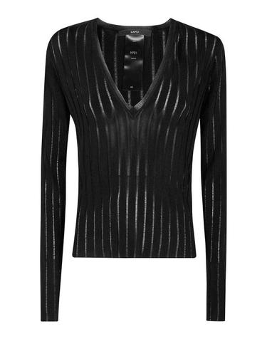[해외직구] 25SS 사피오 긴팔 티셔츠 N21VISCREPEBLACK Black