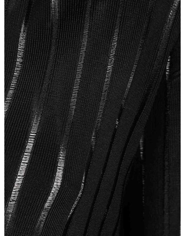 사피오 [해외직구] 25SS 사피오 긴팔 티셔츠 N21VISCREPEBLACK Black 착용컷