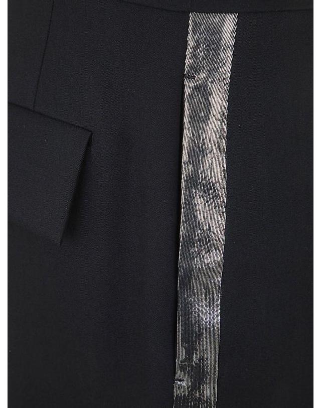사피오 [해외직구] 23SS 사피오 스트레이트 팬츠 N9GABARDINESMOKINGDBLACK Black 착용컷
