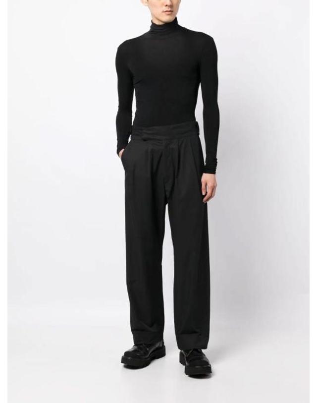 사피오 [해외직구] 23FW 사피오 긴팔 티셔츠 N11JERSEYBK Black 착용컷