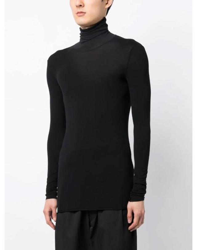 사피오 [해외직구] 23FW 사피오 긴팔 티셔츠 N11JERSEYBK Black 착용컷