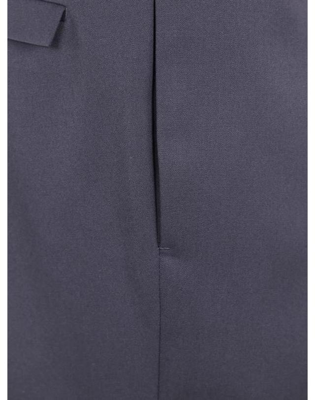 사피오 [해외직구] 25FW 사피오 스트레이트 팬츠 N8GABARDINE BLACK 착용컷