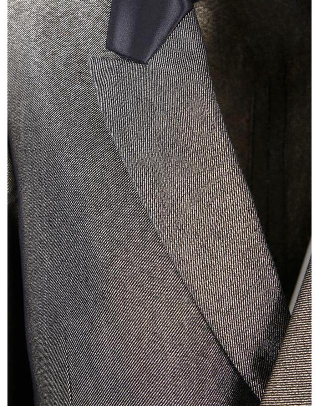 사피오 [해외직구] 25FW 사피오 코트 N2DENIM GOLD METALLIC 착용컷