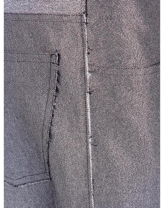 사피오 [해외직구] 26SS 사피오 스트레이트 팬츠 N9 DENIM SILVER 착용컷
