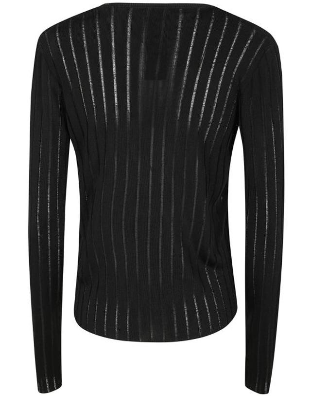 사피오 [해외직구] 25SS 사피오 스웨터 N21VISCREPE BLACK 착용컷