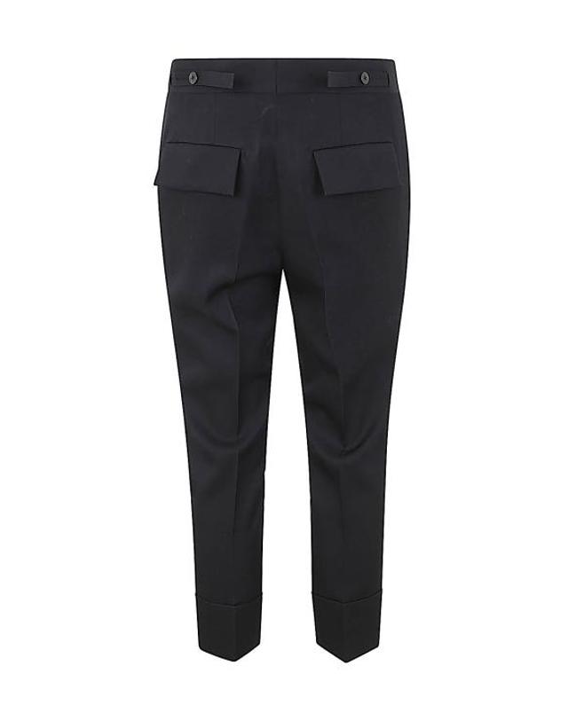 사피오 [해외직구] 23SS 사피오 스트레이트 팬츠 N7GABARDINE092 BLACK 착용컷