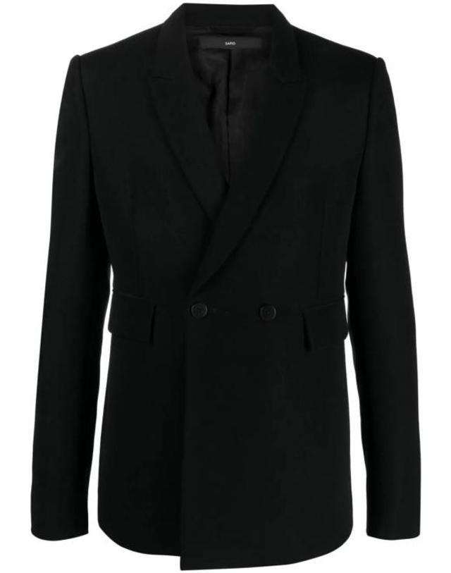 사피오 [해외직구] 23FW 사피오 수트 자켓 N4PANAMA BLACK 착용컷
