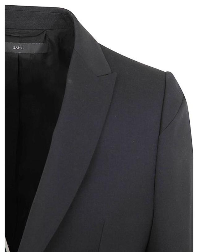 사피오 [해외직구] 22FW 사피오 수트 자켓 N55GABARDINE BLACK 착용컷