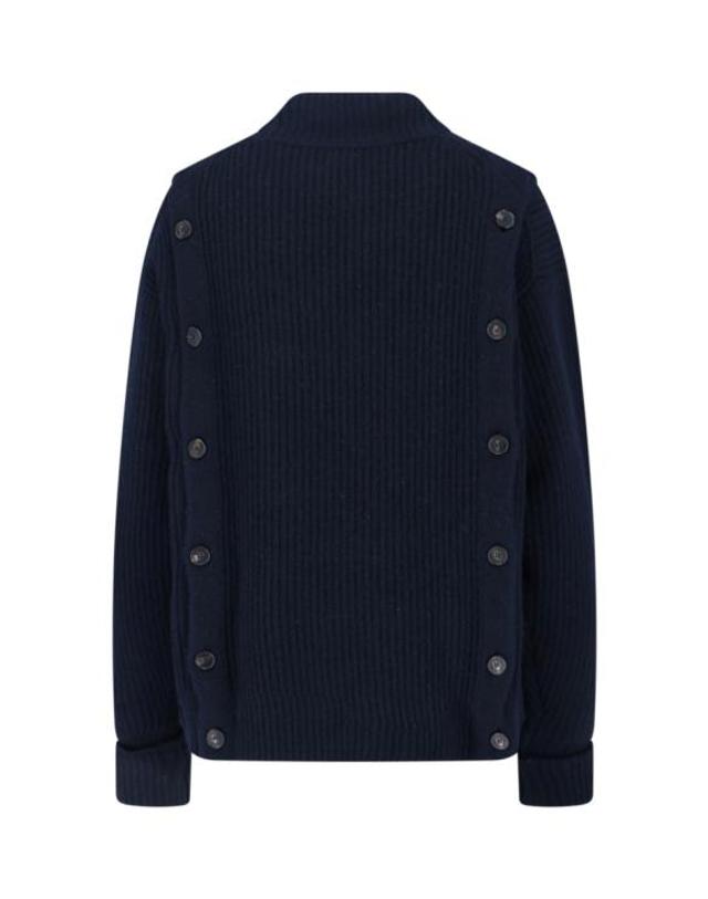 셋추 [해외직구] 25FW 셋추 스웨터 U232Y005W020NAVY Blue 착용컷