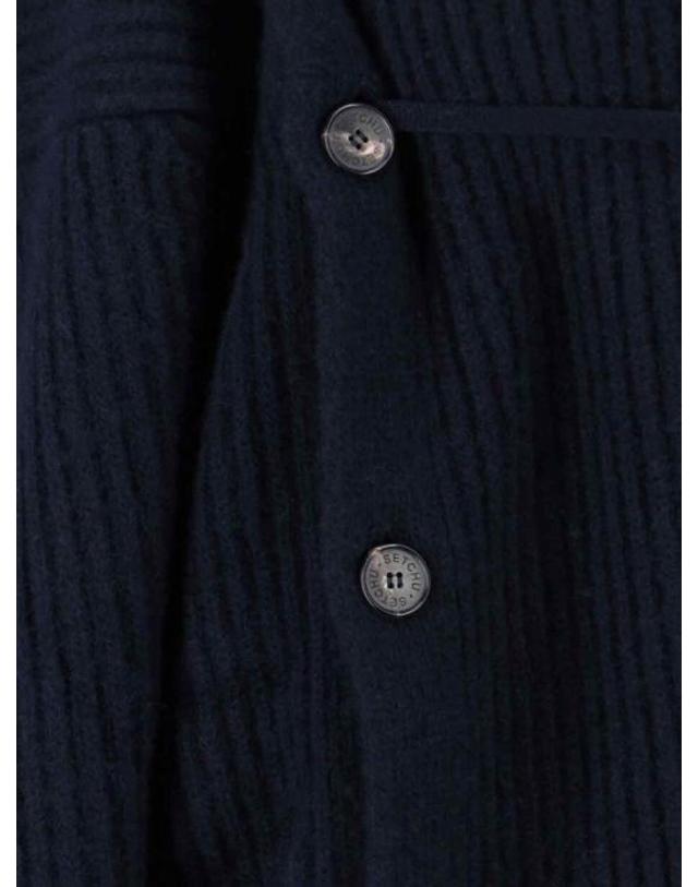셋추 [해외직구] 25FW 셋추 스웨터 U232Y005W020NAVY Blue 착용컷